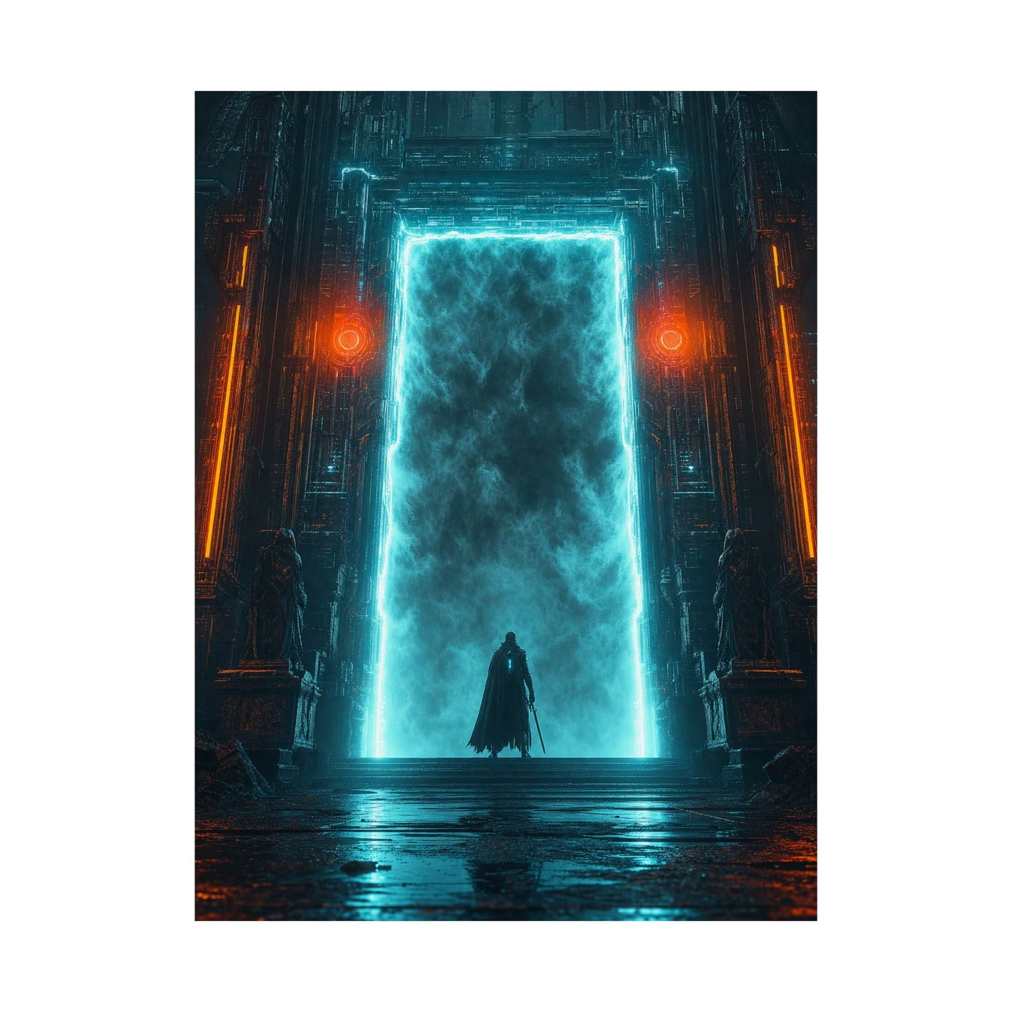 Dark Souls Style Fog Gate - Gaming Culture Art Print (Matte Poster) - Moikas