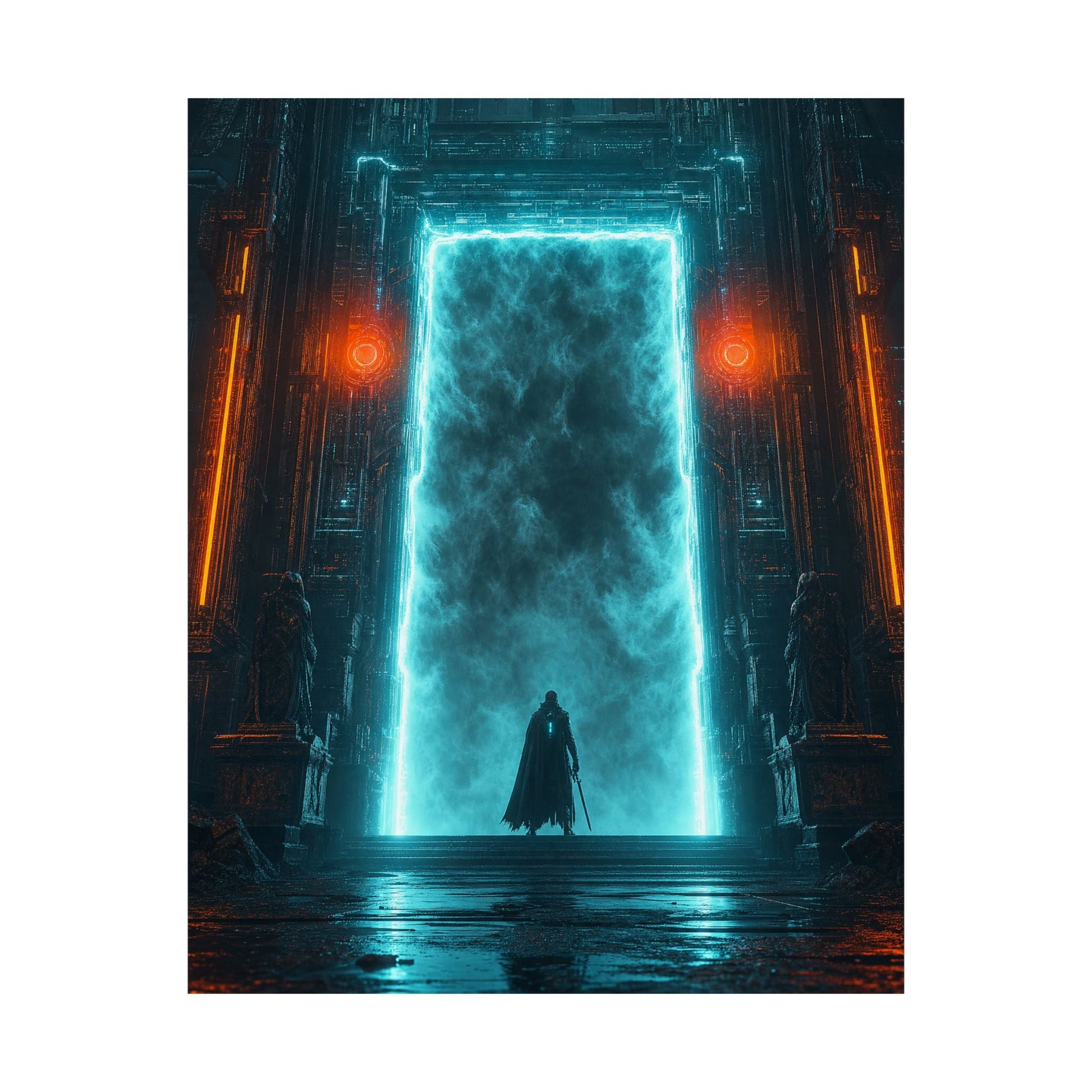 Dark Souls Style Fog Gate - Gaming Culture Art Print (Matte Poster) - Moikas