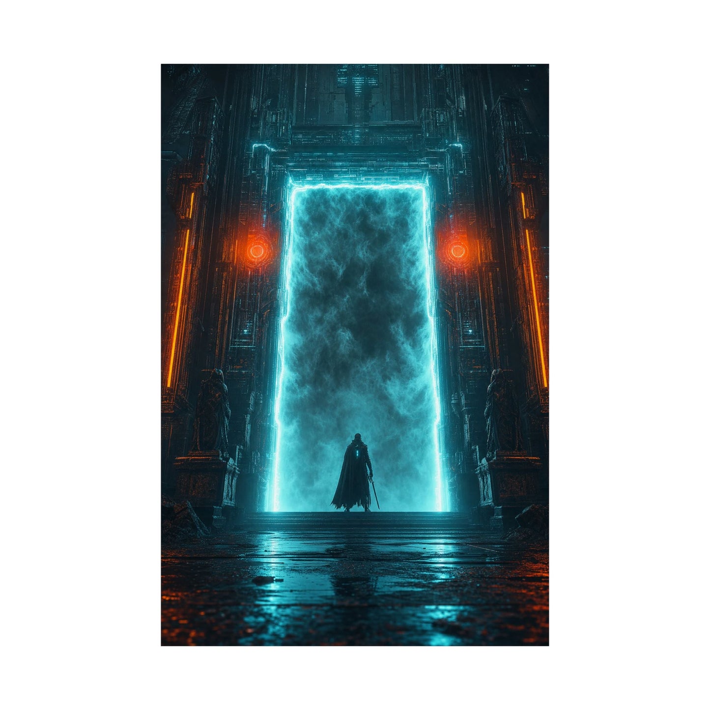 Dark Souls Style Fog Gate - Gaming Culture Art Print (Matte Poster) - Moikas