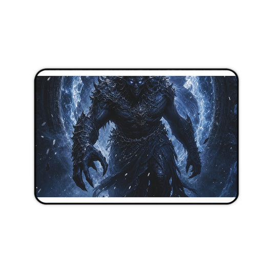 Demon Emerging From Portal - Dark Fantasy Gaming Desk Mat - Moikas