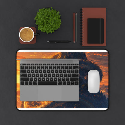 Dragon Coiled Around Mountain - Anime Manga Gaming Desk Mat - Moikas