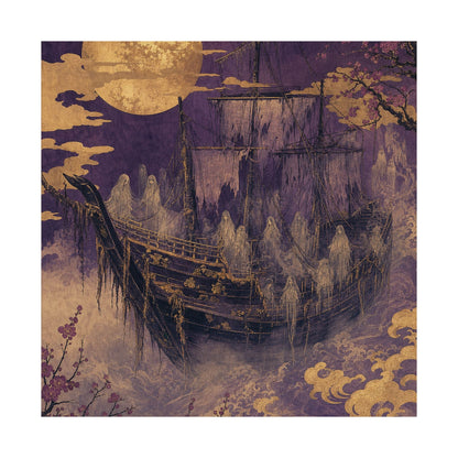 Funayurei Ghost Ship - Japanese Mythology Art Print (Matte Poster) - Moikas