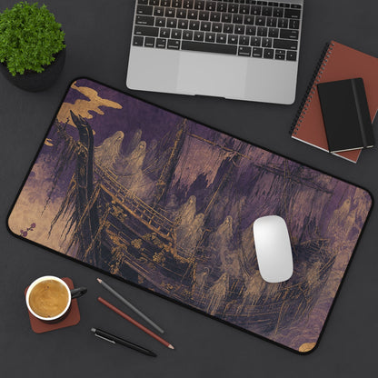 Funayurei Ghost Ship - Japanese Mythology Gaming Desk Mat - Moikas