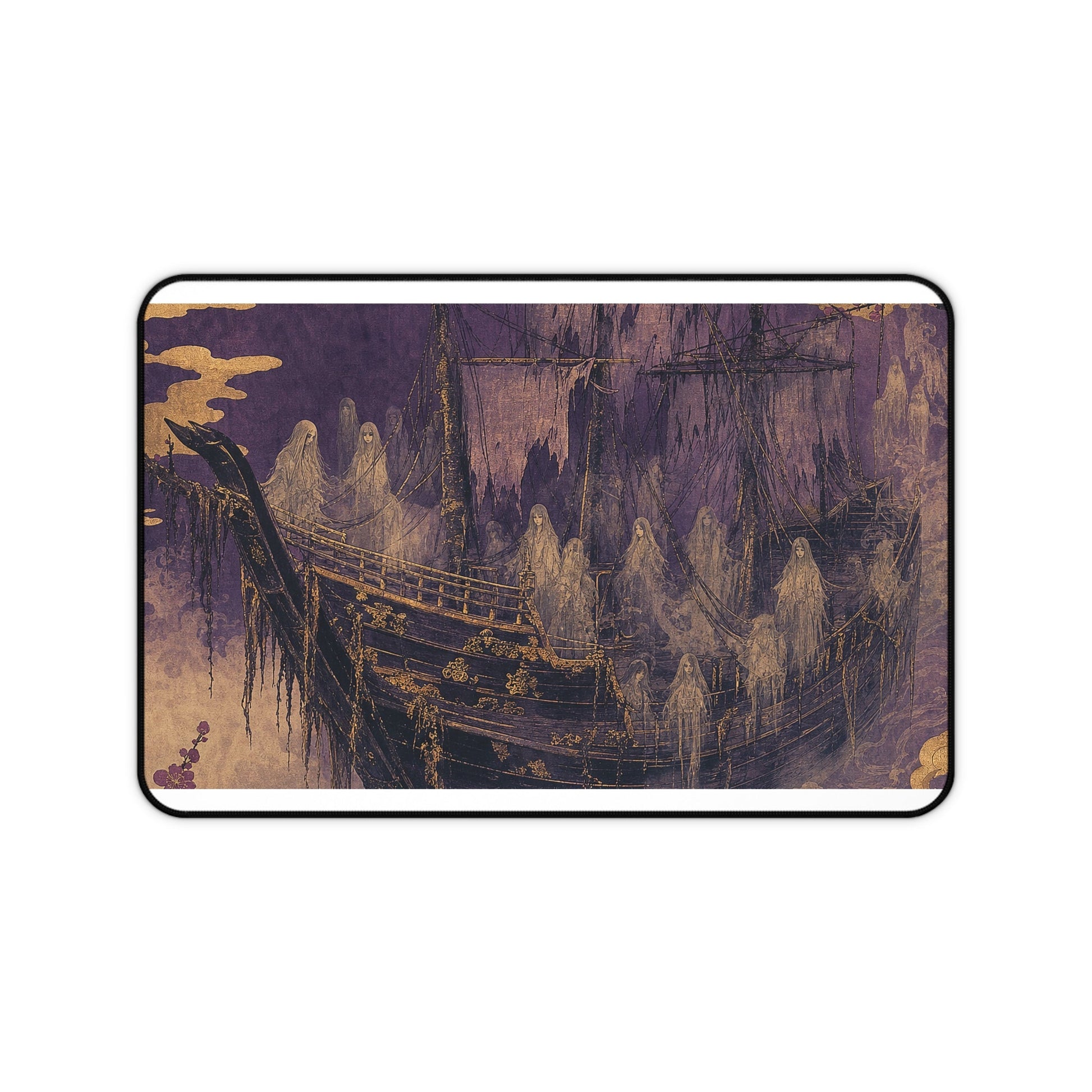 Funayurei Ghost Ship - Japanese Mythology Gaming Desk Mat - Moikas