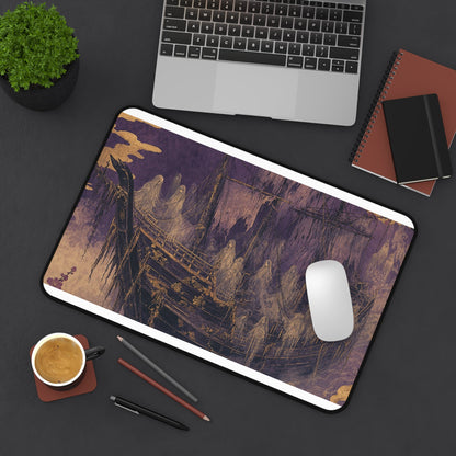 Funayurei Ghost Ship - Japanese Mythology Gaming Desk Mat - Moikas