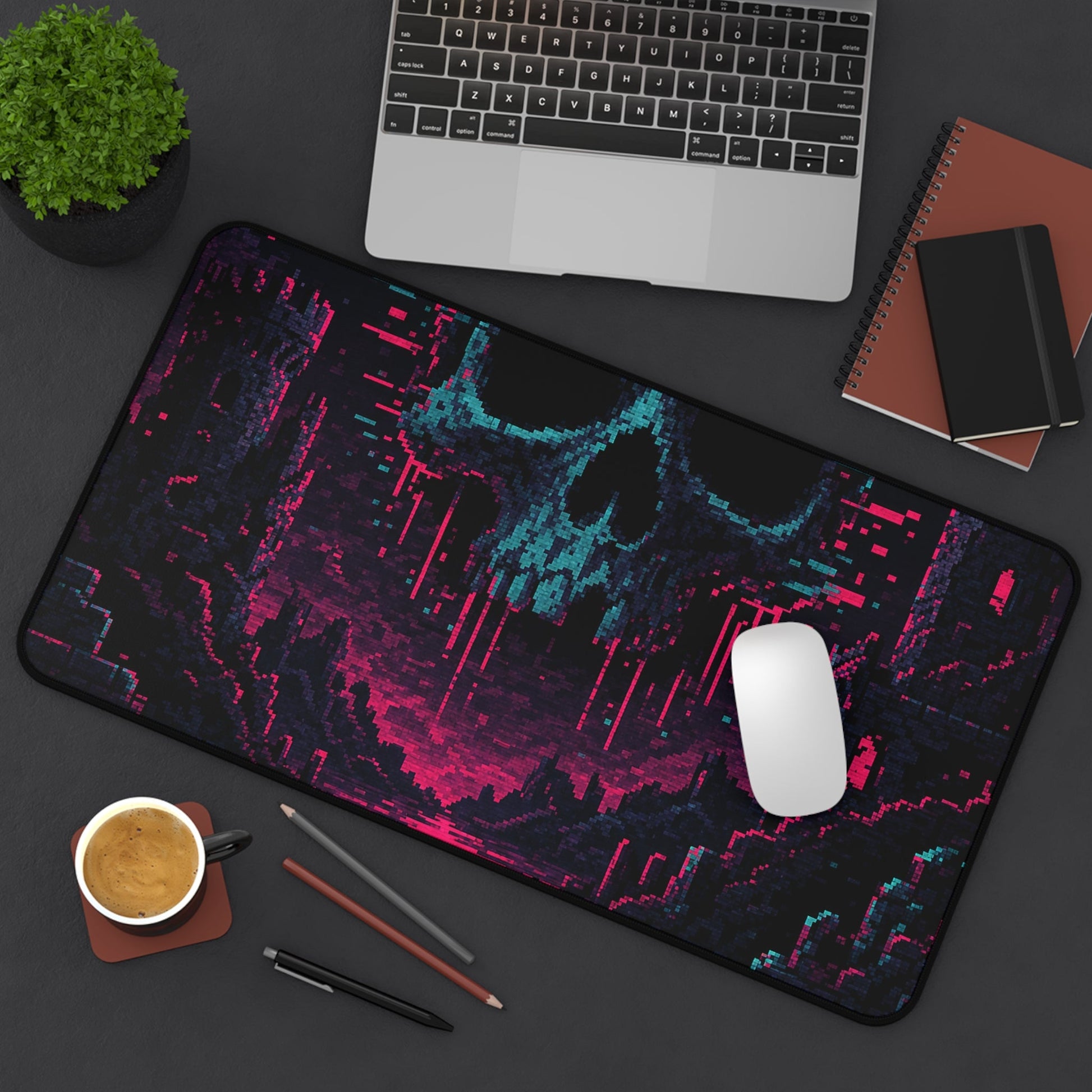 Game Over Screen Retro Style - Gaming Culture Gaming Desk Mat - Moikas