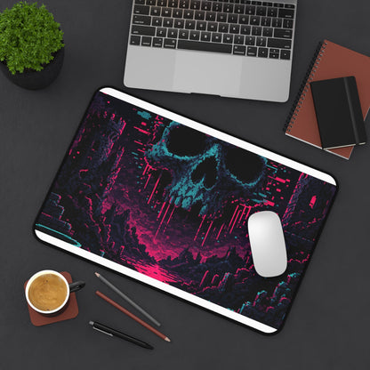 Game Over Screen Retro Style - Gaming Culture Gaming Desk Mat - Moikas