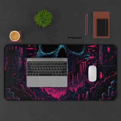 Game Over Screen Retro Style - Gaming Culture Gaming Desk Mat - Moikas