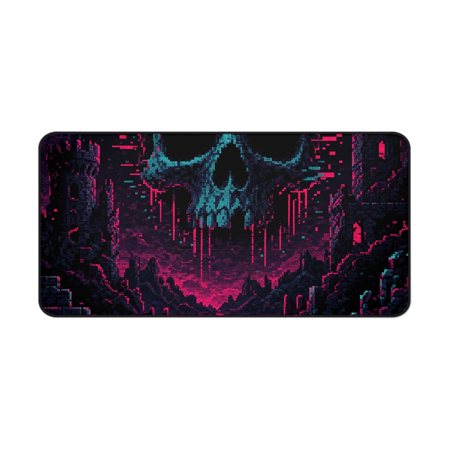 Game Over Screen Retro Style - Gaming Culture Gaming Desk Mat - Moikas
