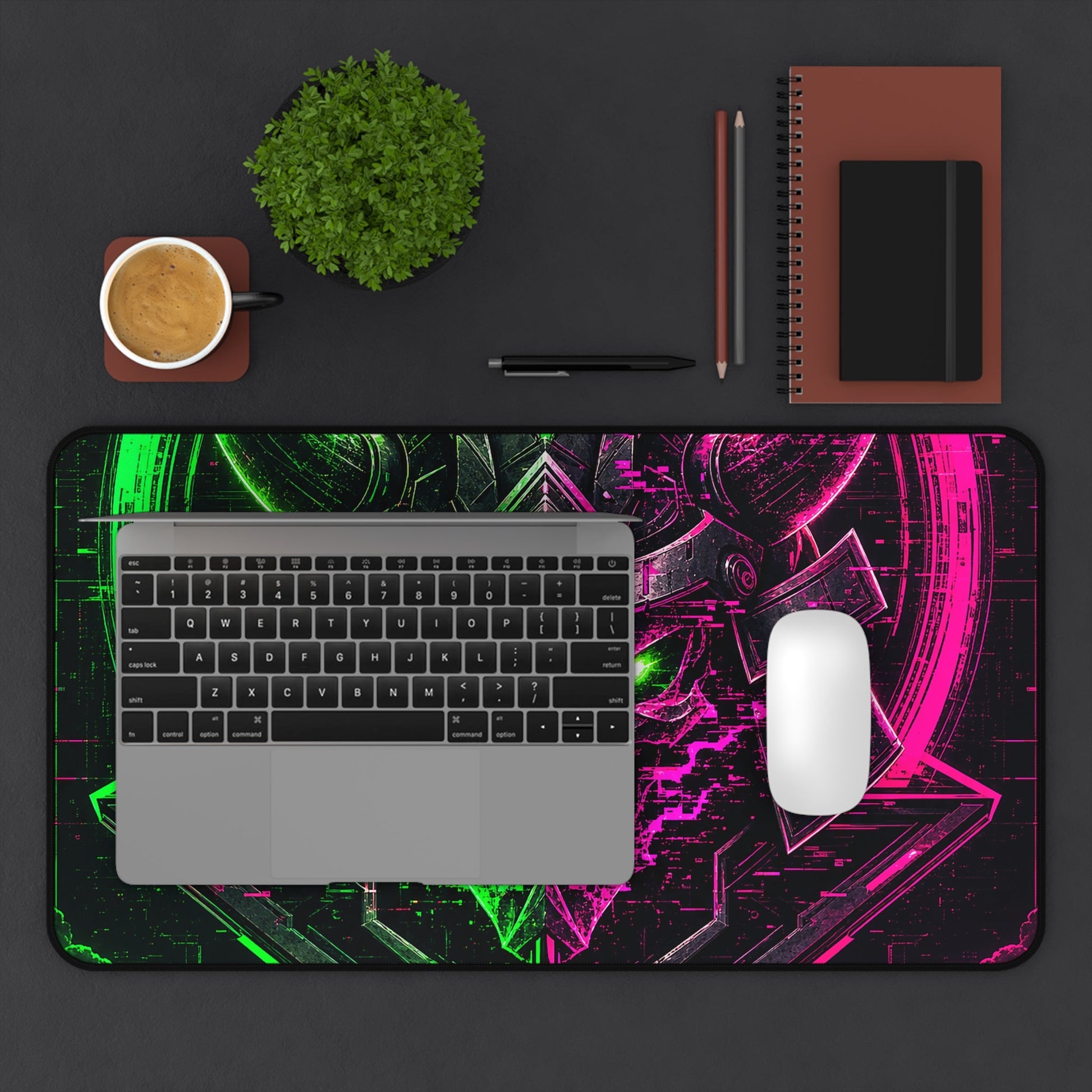 Gaming Guild Emblem - Gaming Culture Gaming Desk Mat - Moikas