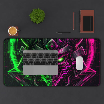 Gaming Guild Emblem - Gaming Culture Gaming Desk Mat - Moikas