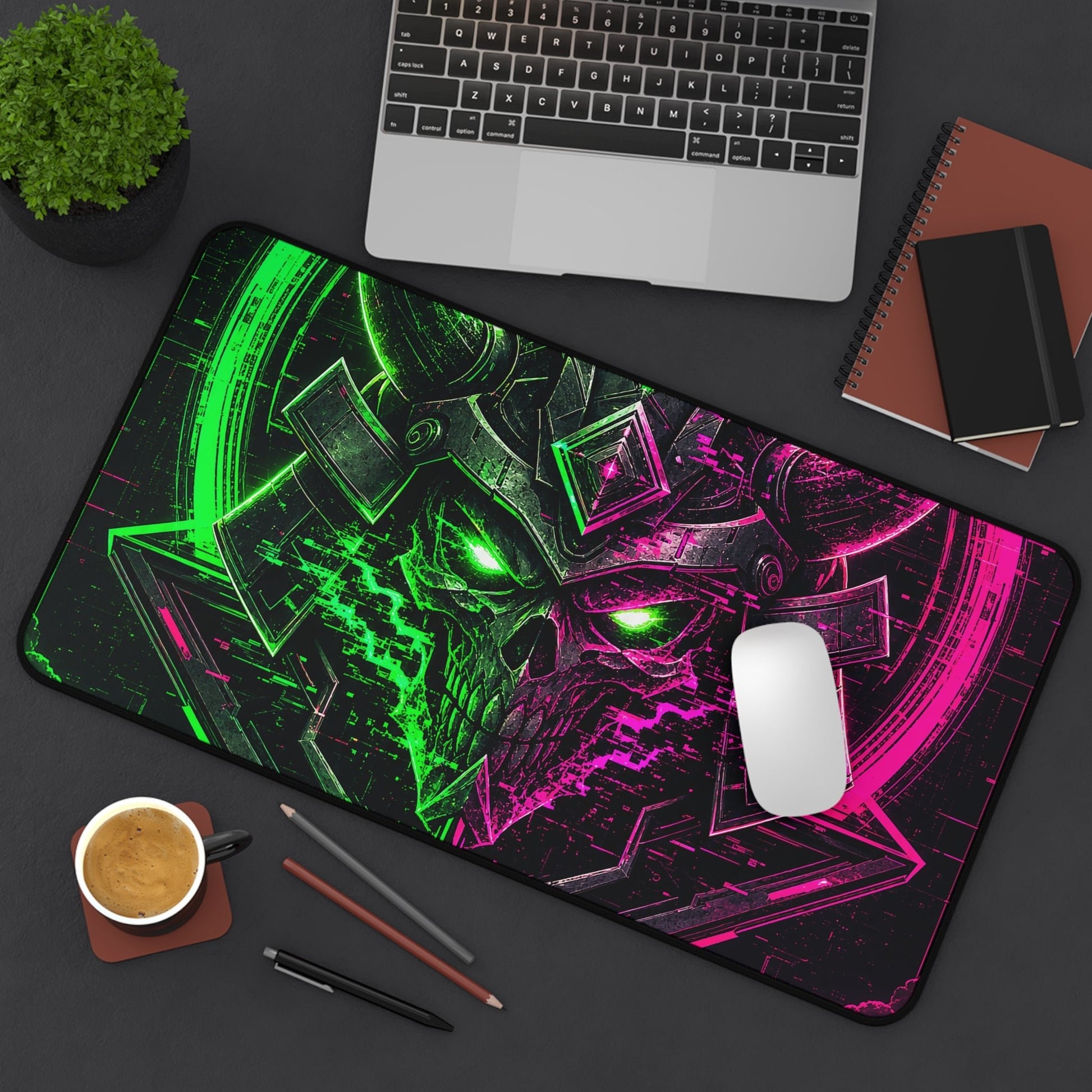 Gaming Guild Emblem - Gaming Culture Gaming Desk Mat - Moikas