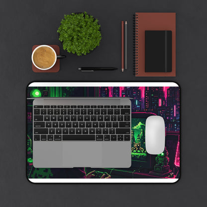 Gaming Marathon Scene - Gaming Culture Gaming Desk Mat - Moikas