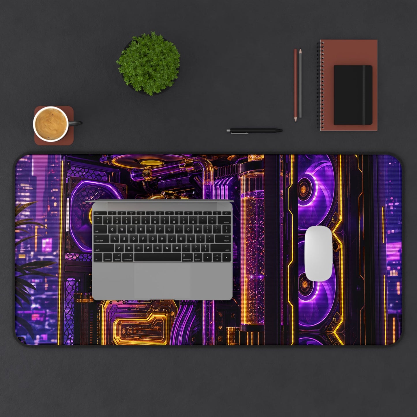 Gaming Pc With Liquid Cooling Glow - Gaming Culture Gaming Desk Mat - Moikas