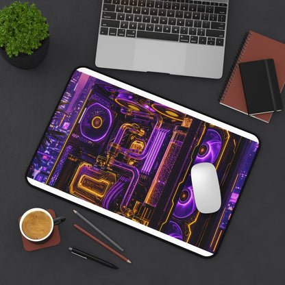 Gaming Pc With Liquid Cooling Glow - Gaming Culture Gaming Desk Mat - Moikas