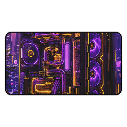 Gaming Pc With Liquid Cooling Glow - Gaming Culture Gaming Desk Mat - Moikas