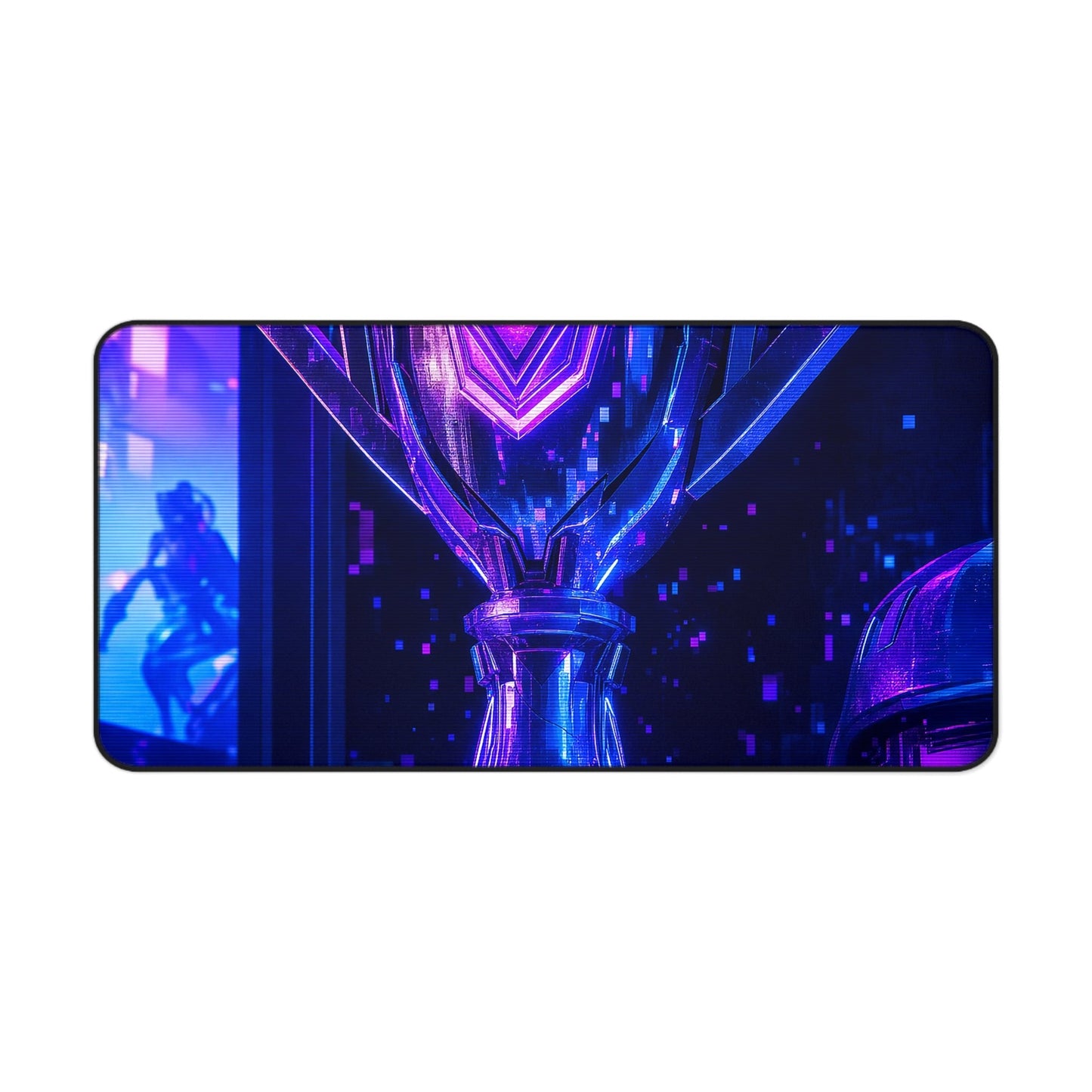 Gaming Trophy On Shelf - Gaming Culture Gaming Desk Mat - Moikas
