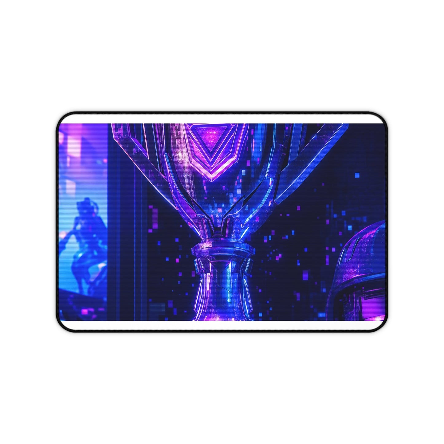 Gaming Trophy On Shelf - Gaming Culture Gaming Desk Mat - Moikas