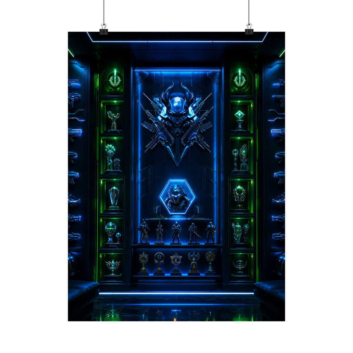 Gaming Wall Of Fame - Gaming Culture Art Print (Matte Poster) - Moikas