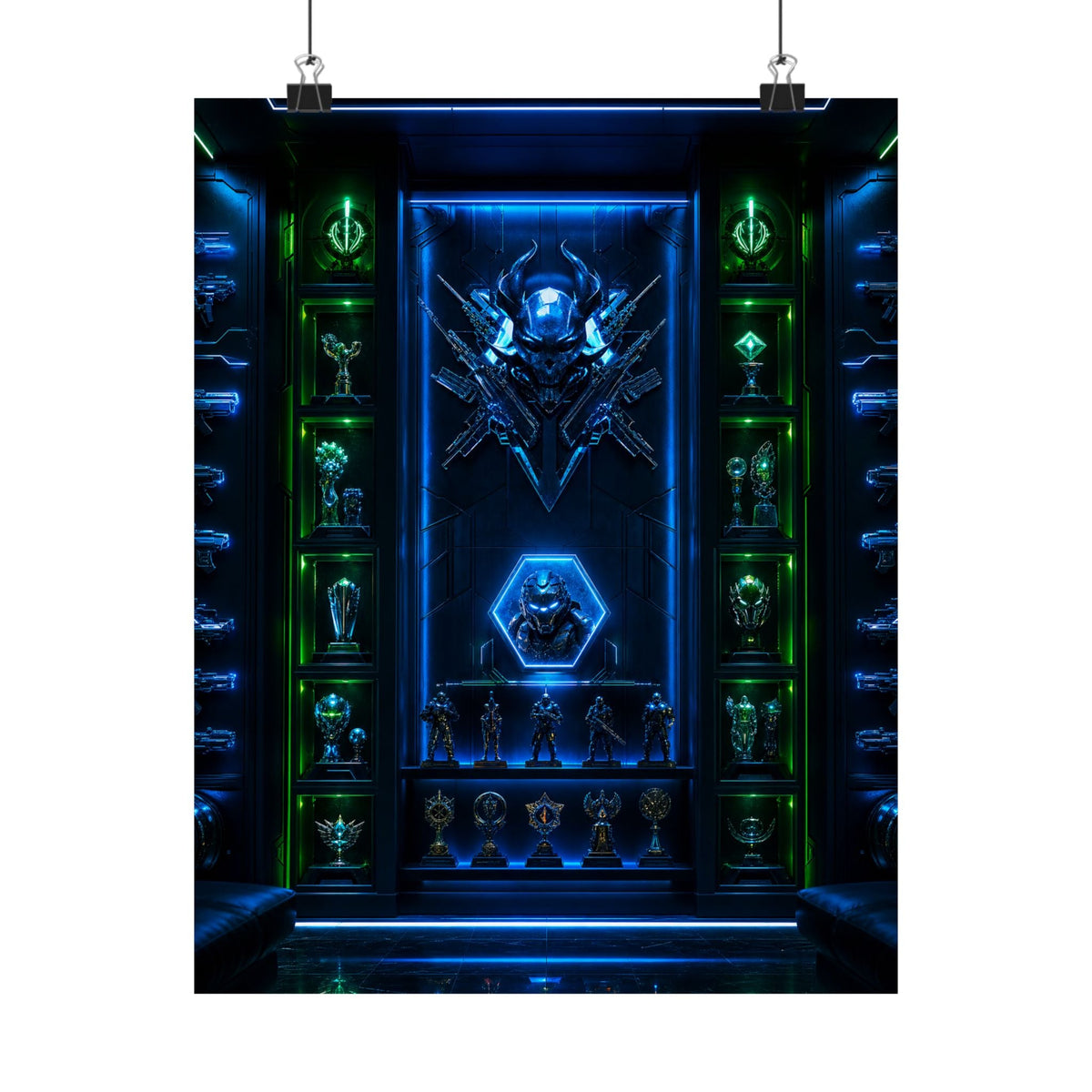 Gaming Wall Of Fame - Gaming Culture Art Print (Matte Poster) - Moikas