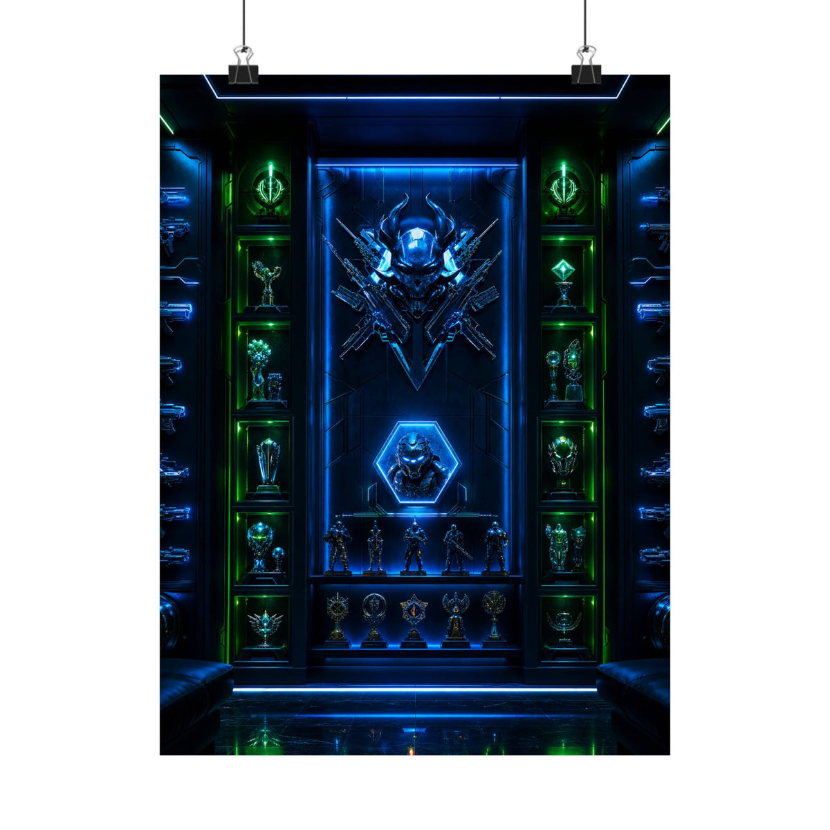 Gaming Wall Of Fame - Gaming Culture Art Print (Matte Poster) - Moikas