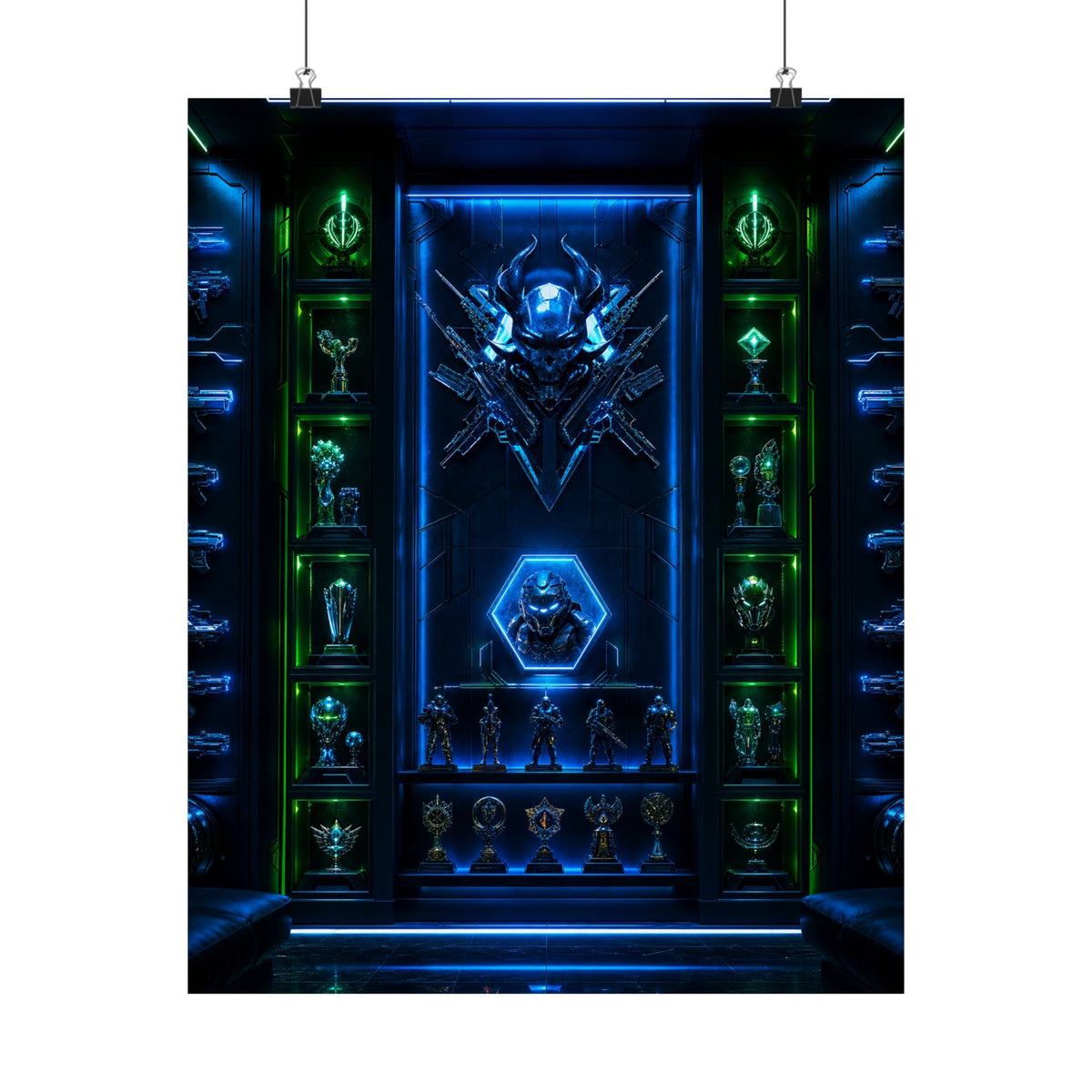 Gaming Wall Of Fame - Gaming Culture Art Print (Matte Poster) - Moikas