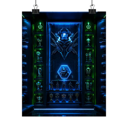 Gaming Wall Of Fame - Gaming Culture Art Print (Matte Poster) - Moikas