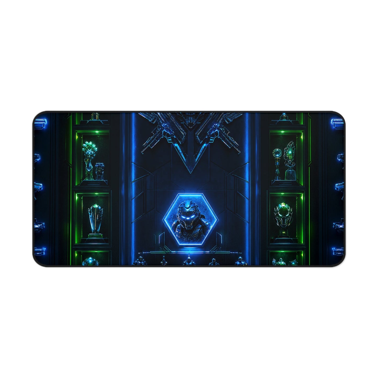 Gaming Wall Of Fame - Gaming Culture Gaming Desk Mat - Moikas