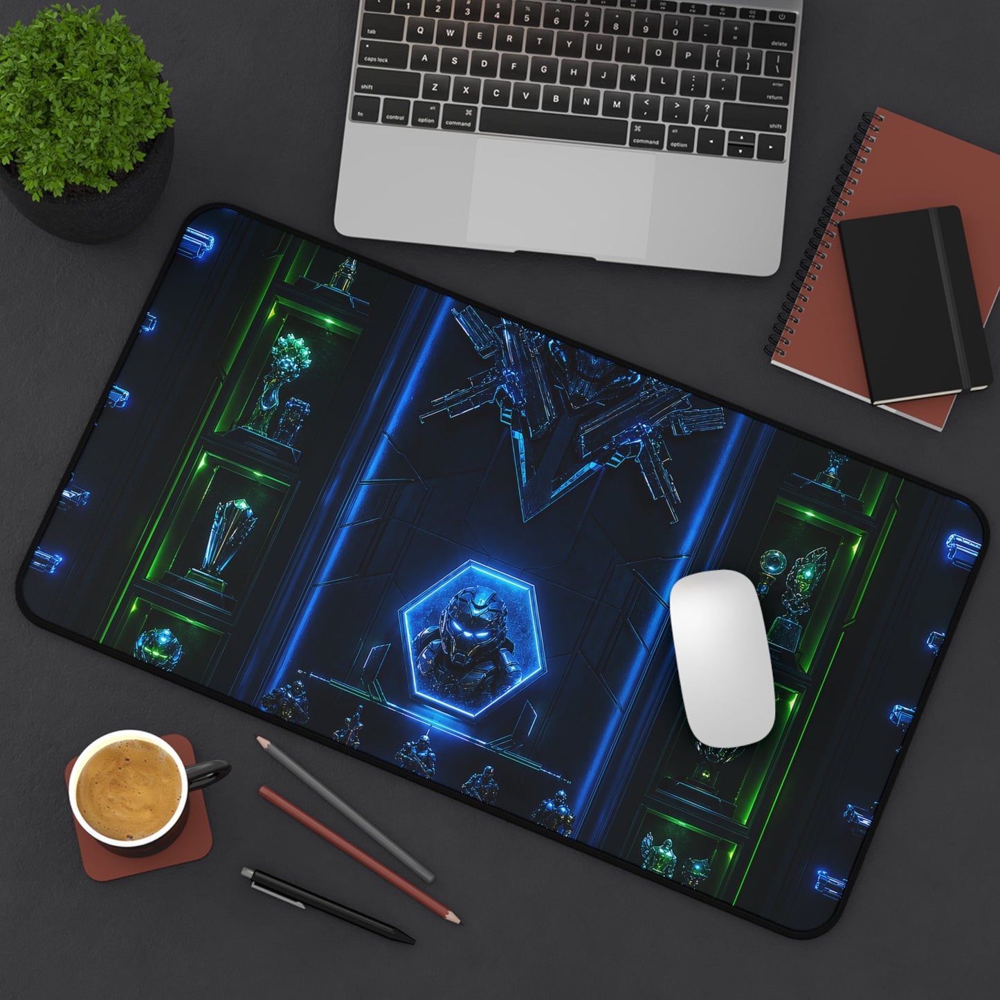 Gaming Wall Of Fame - Gaming Culture Gaming Desk Mat - Moikas
