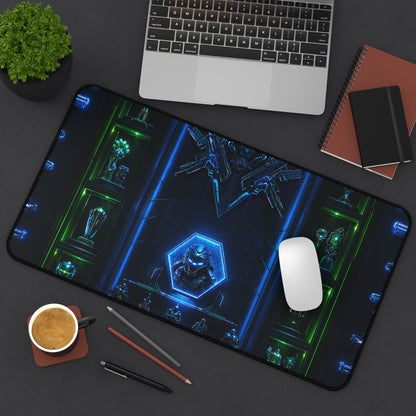 Gaming Wall Of Fame - Gaming Culture Gaming Desk Mat - Moikas