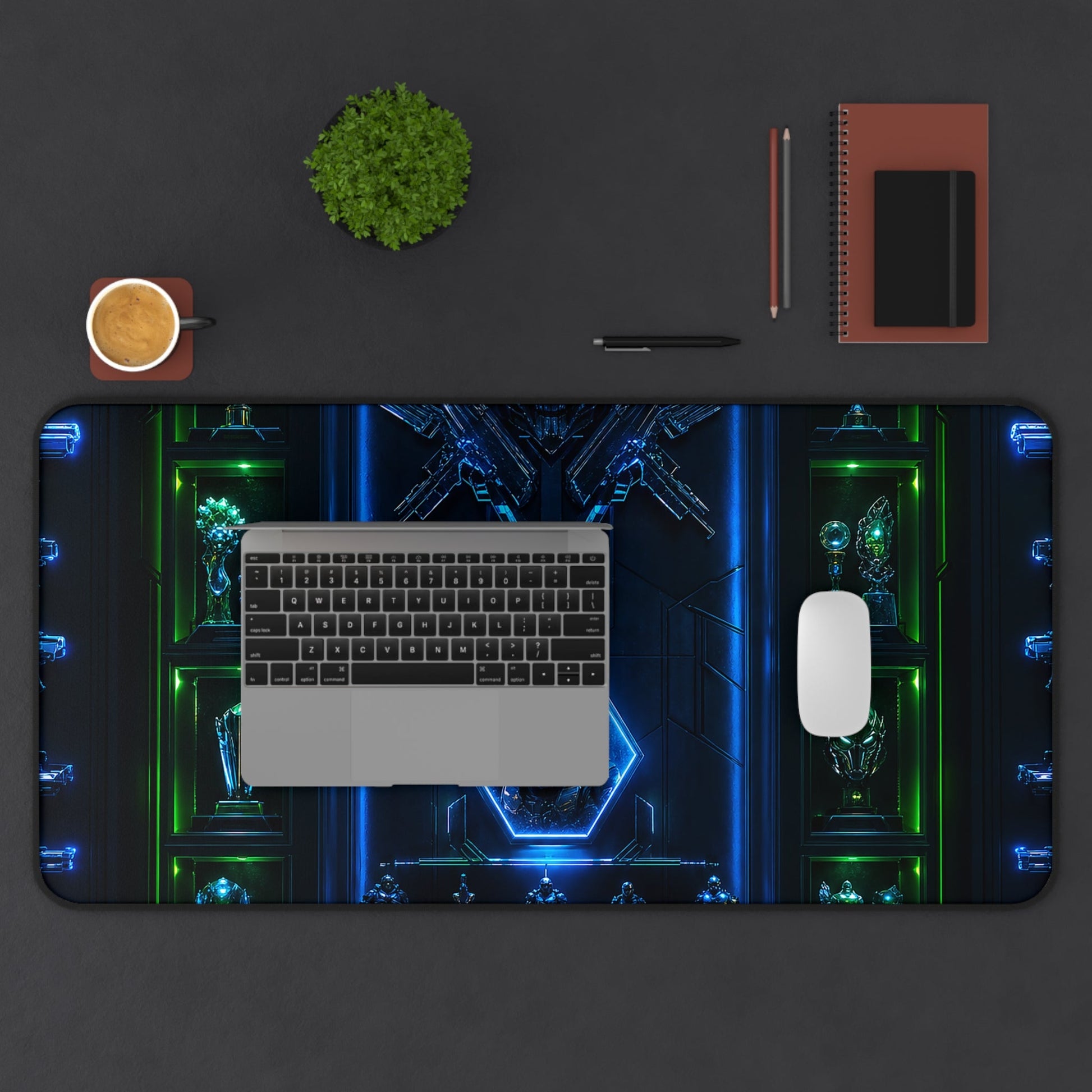 Gaming Wall Of Fame - Gaming Culture Gaming Desk Mat - Moikas