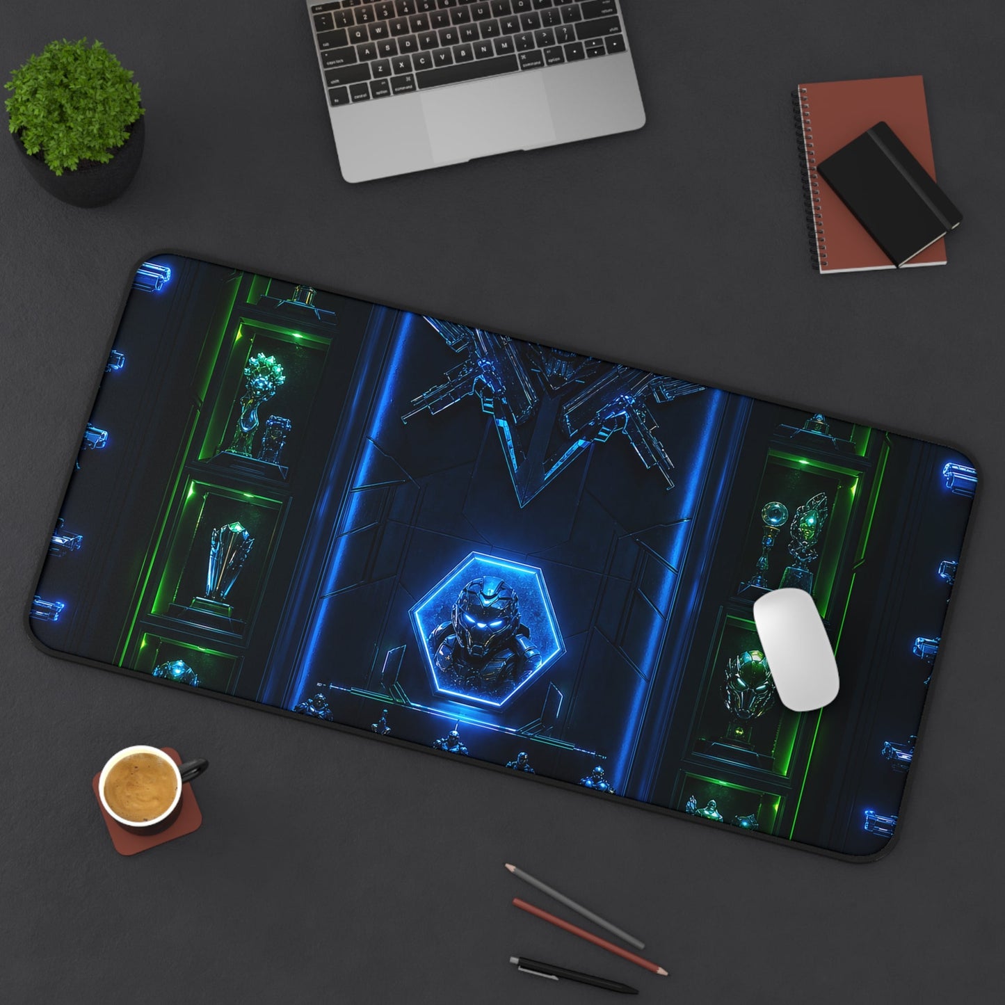 Gaming Wall Of Fame - Gaming Culture Gaming Desk Mat - Moikas