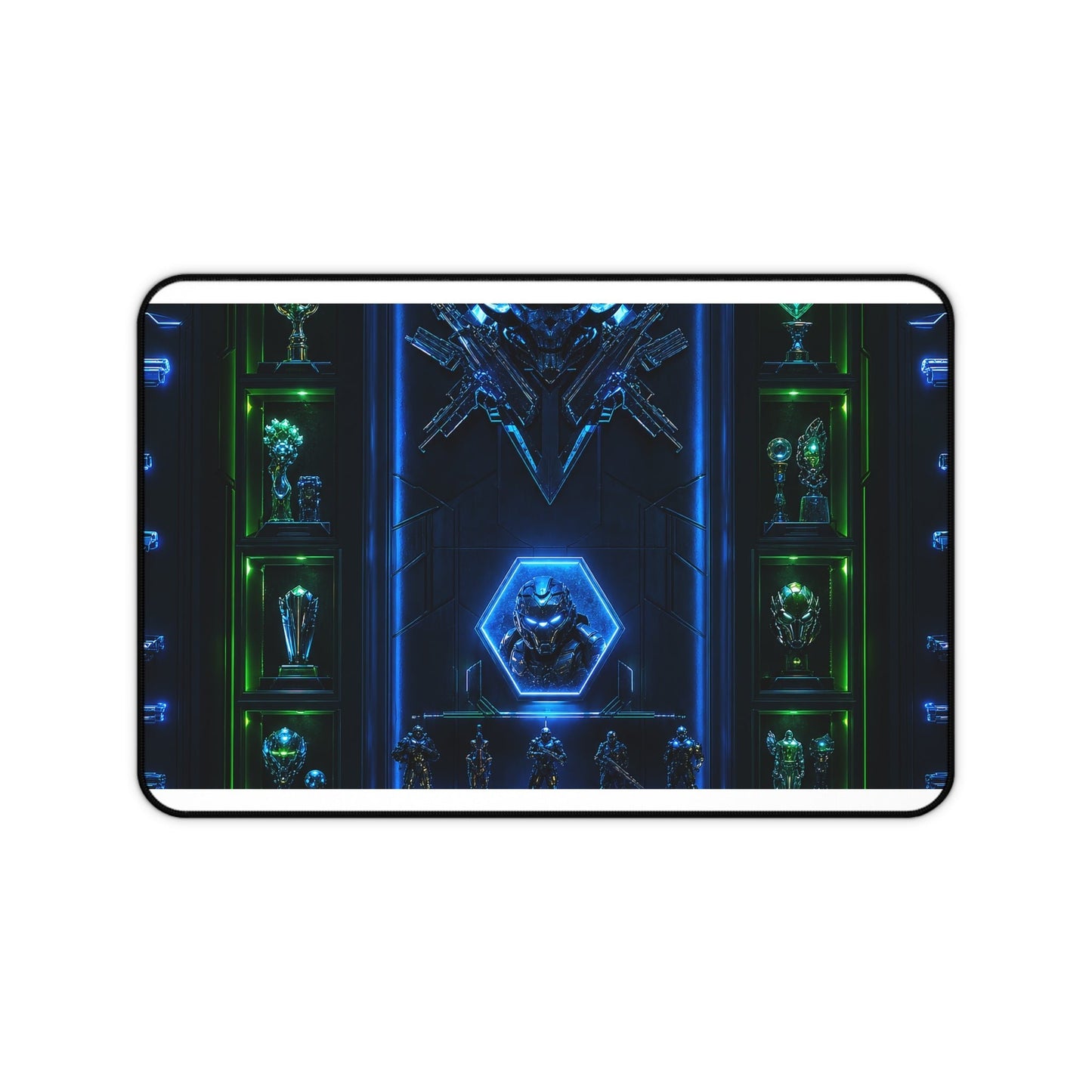 Gaming Wall Of Fame - Gaming Culture Gaming Desk Mat - Moikas