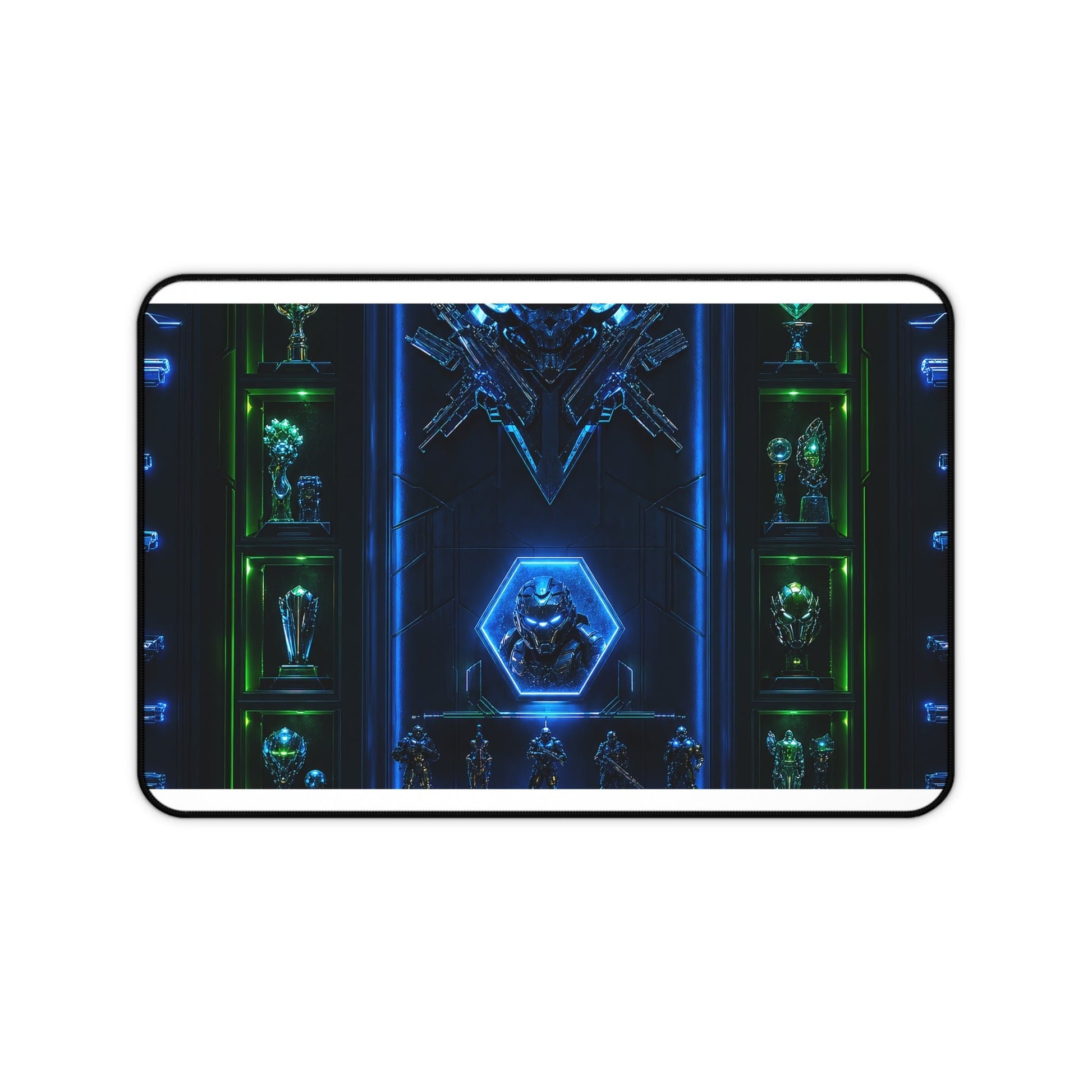 Gaming Wall Of Fame - Gaming Culture Gaming Desk Mat - Moikas