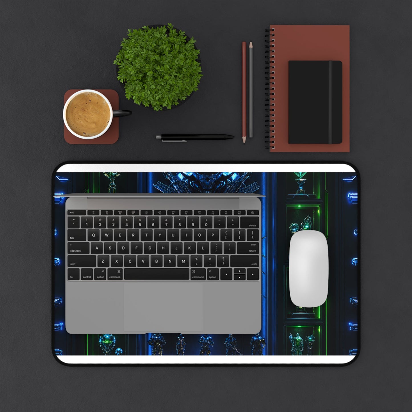 Gaming Wall Of Fame - Gaming Culture Gaming Desk Mat - Moikas