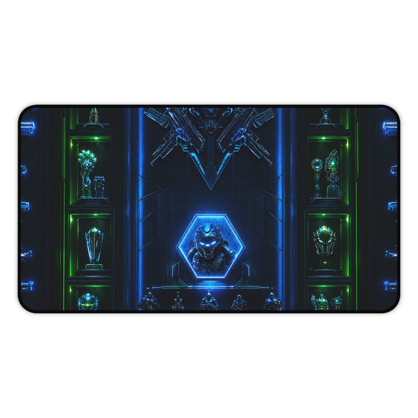 Gaming Wall Of Fame - Gaming Culture Gaming Desk Mat - Moikas