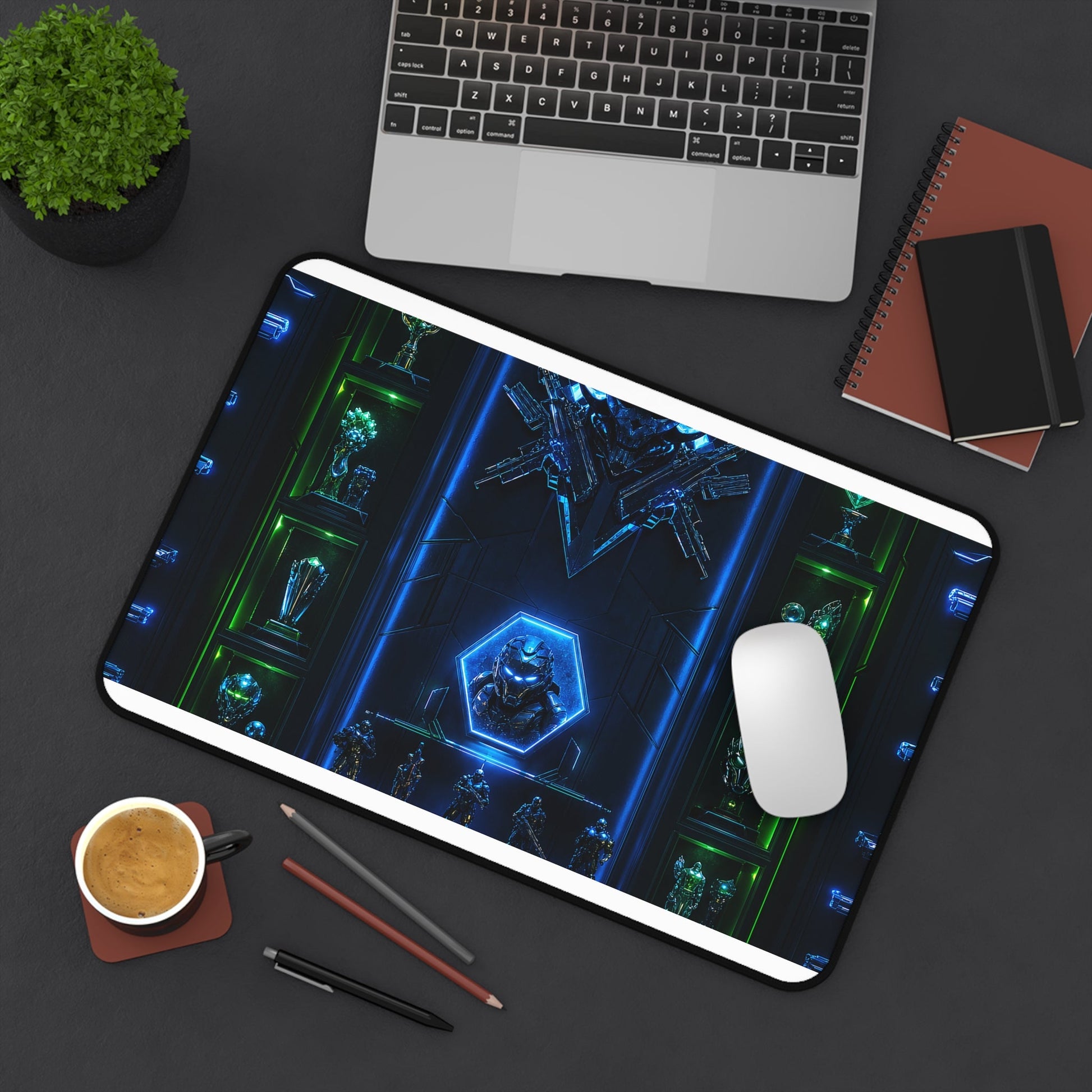 Gaming Wall Of Fame - Gaming Culture Gaming Desk Mat - Moikas