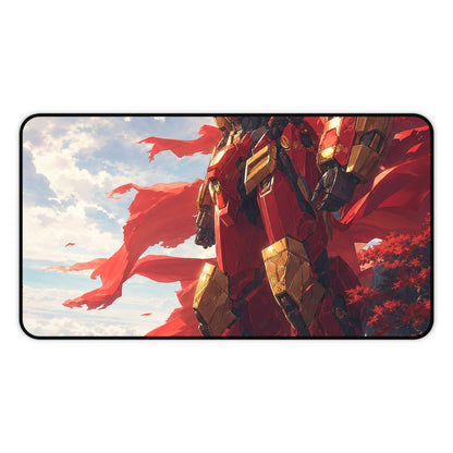 Giant Robot On Cliffside - Anime Manga Gaming Desk Mat - Moikas