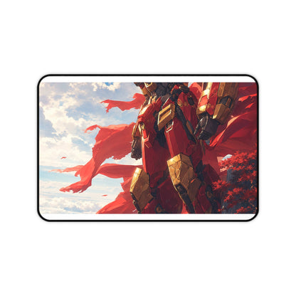 Giant Robot On Cliffside - Anime Manga Gaming Desk Mat - Moikas