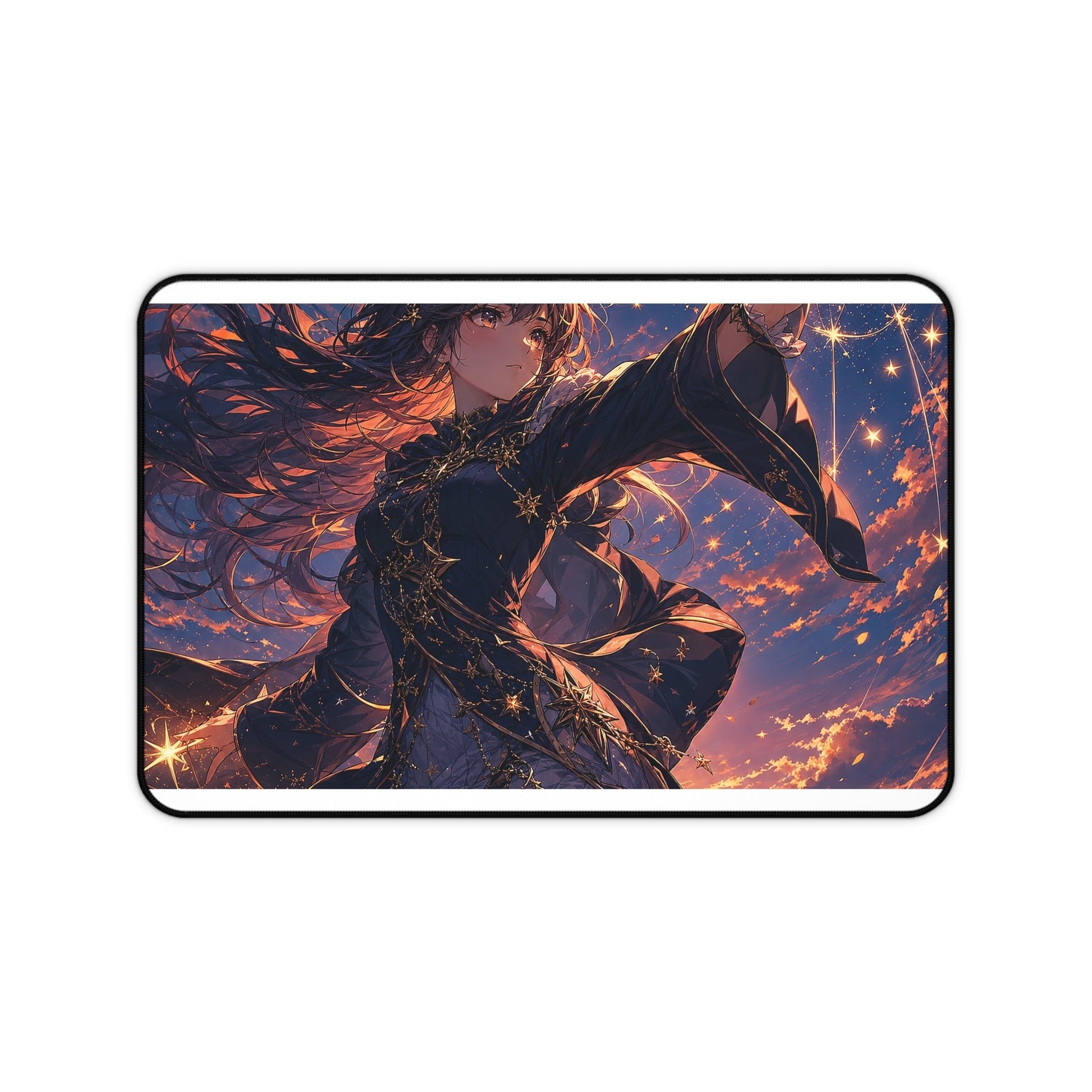 Girl Summoning Star Magic - Anime Manga Gaming Desk Mat - Moikas