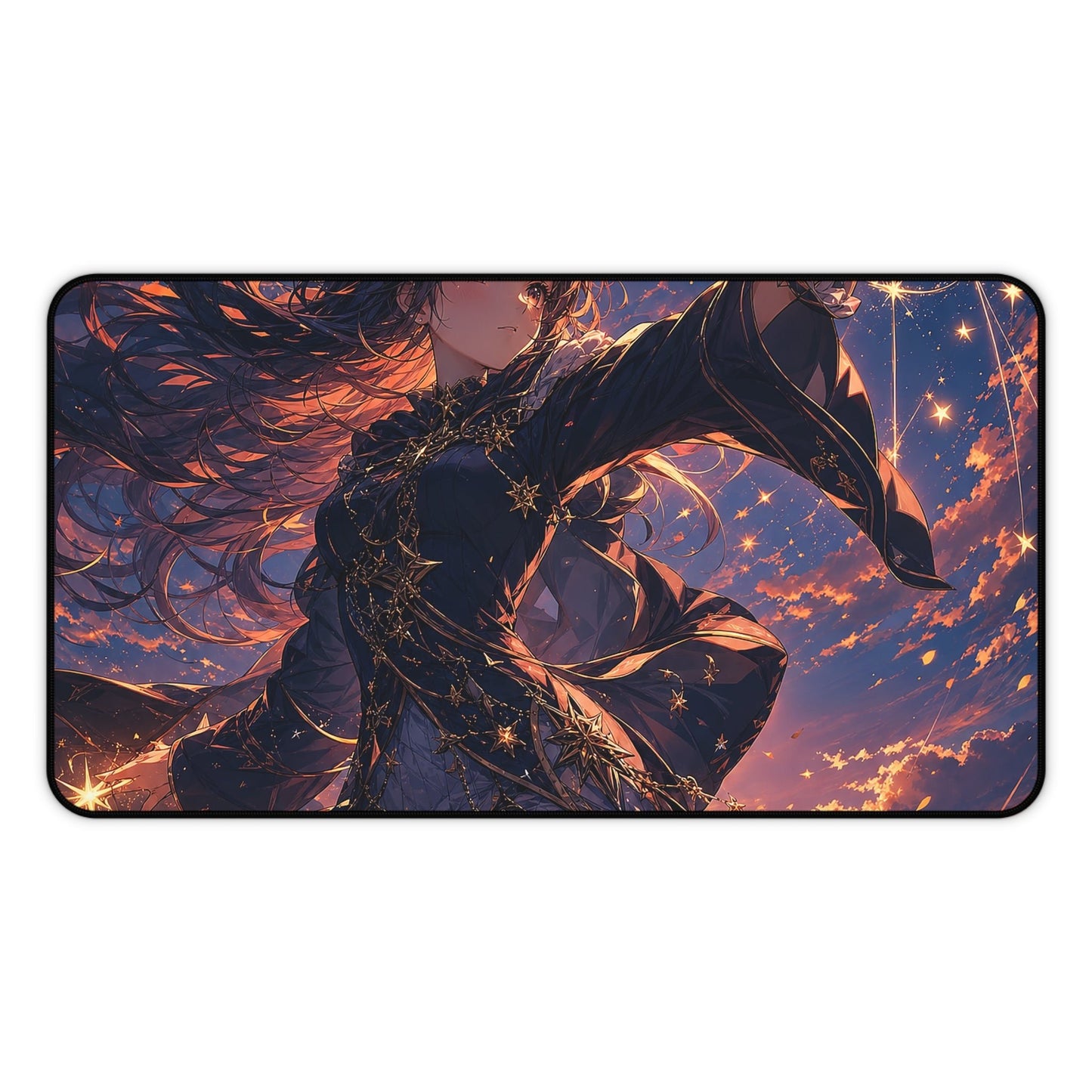 Girl Summoning Star Magic - Anime Manga Gaming Desk Mat - Moikas