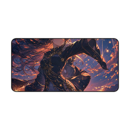 Girl Summoning Star Magic - Anime Manga Gaming Desk Mat - Moikas
