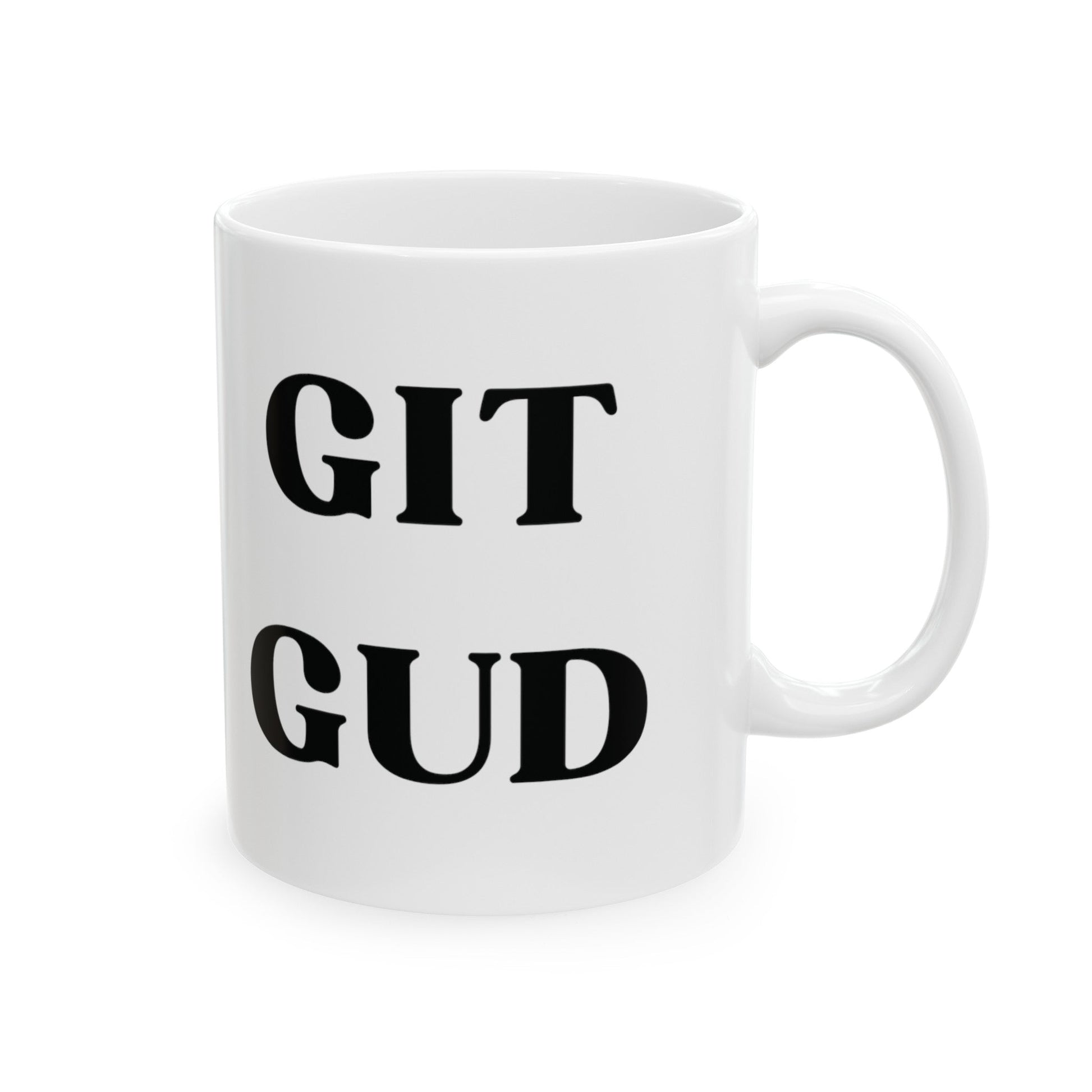Git Gud Coffee Mug: Dark Souls & Elden Ring Inspired, (11oz, 15oz) - Moikas