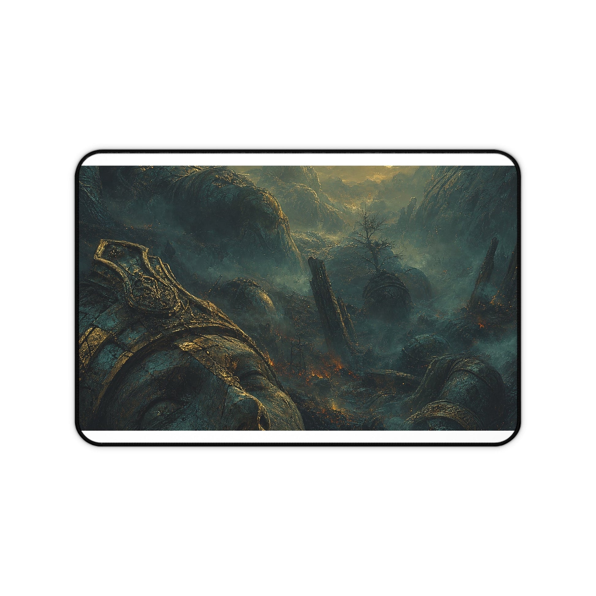 Graveyard Of Giants - Dark Fantasy Gaming Desk Mat - Moikas