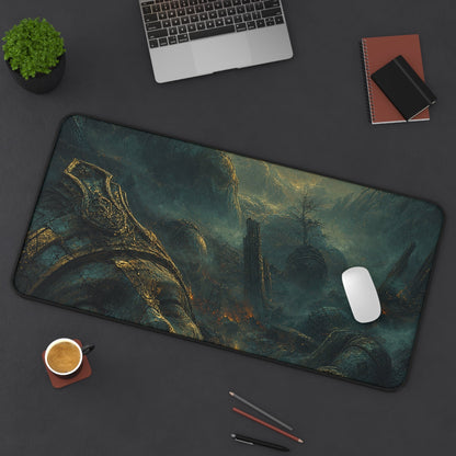 Graveyard Of Giants - Dark Fantasy Gaming Desk Mat - Moikas
