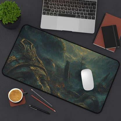Graveyard Of Giants - Dark Fantasy Gaming Desk Mat - Moikas