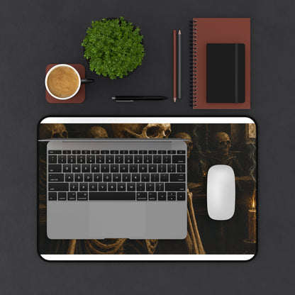 Humskeleton In Classroom - Dark Academia Gaming Desk Mat - Moikas
