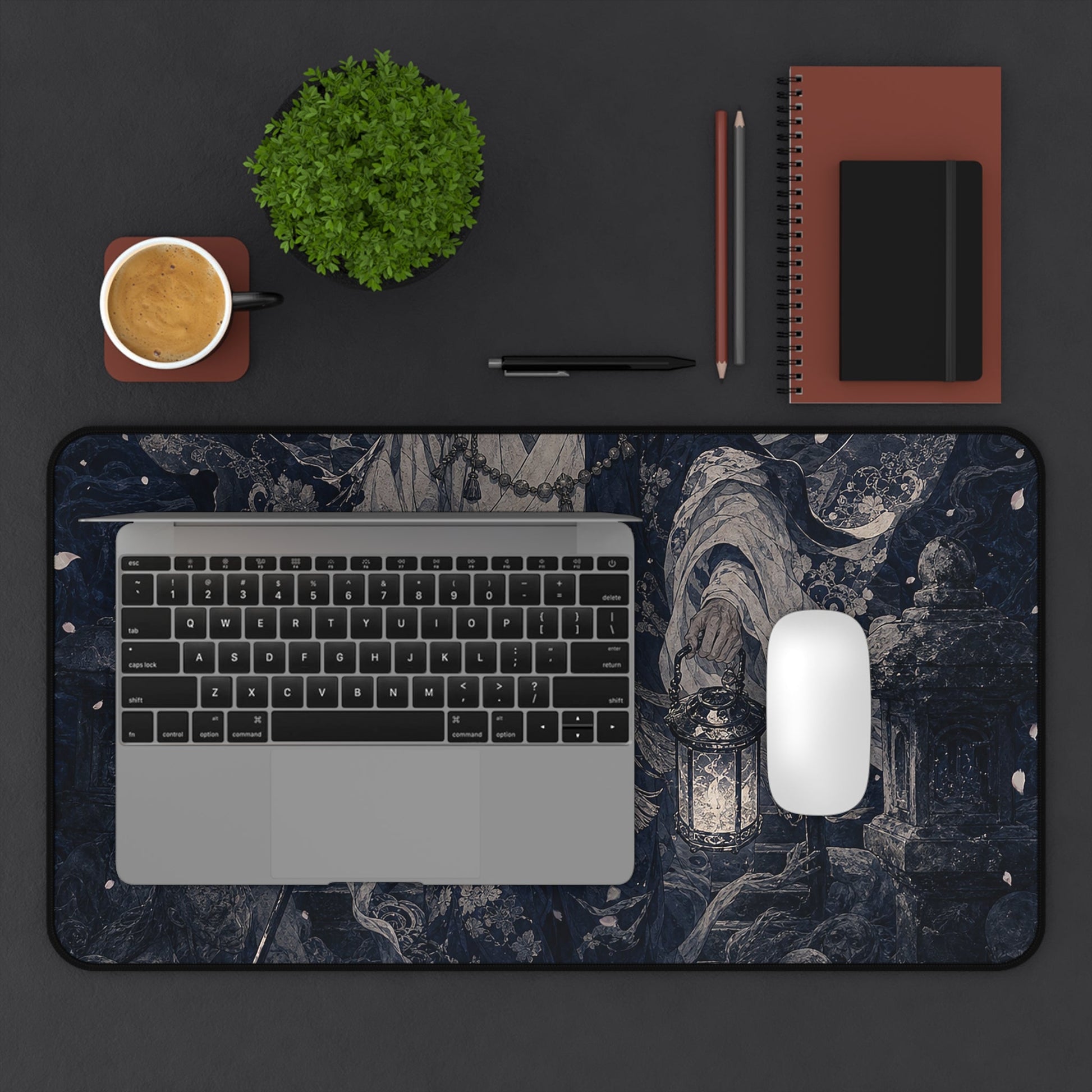 Izanagi Descending To Yomi - Japanese Mythology Gaming Desk Mat - Moikas