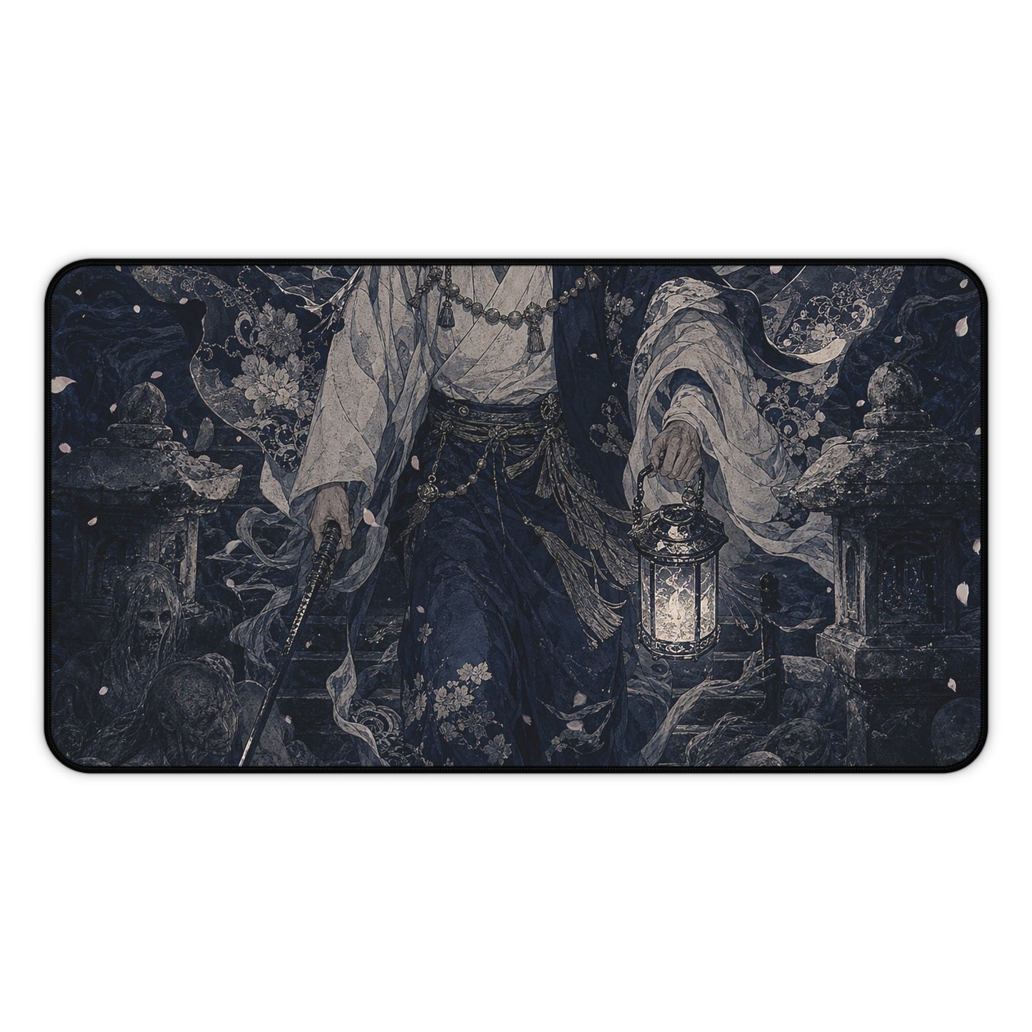 Izanagi Descending To Yomi - Japanese Mythology Gaming Desk Mat - Moikas