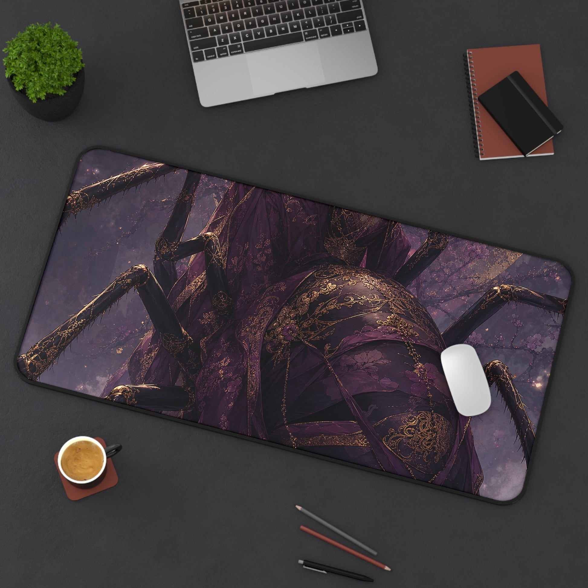 Jorogomi Spider Woman - Japanese Mythology Gaming Desk Mat - Moikas